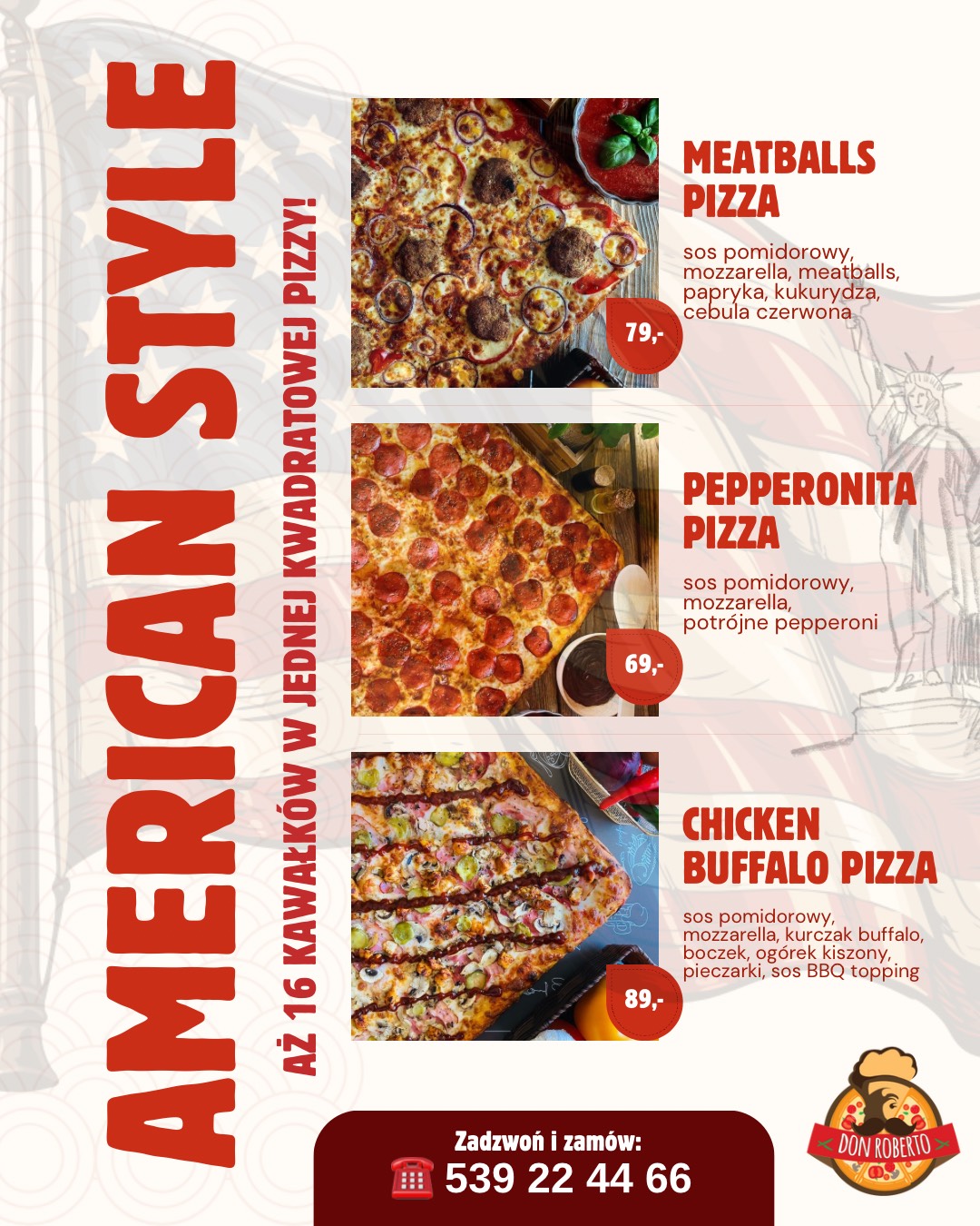Menu sezonowe American Styles